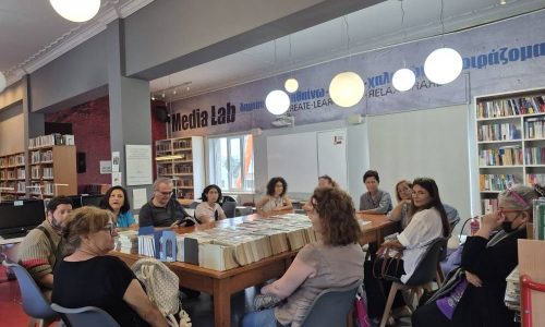 Επίσκεψη ενηλίκων  στη Δημοτική Βιβλιοθήκη Χανίων